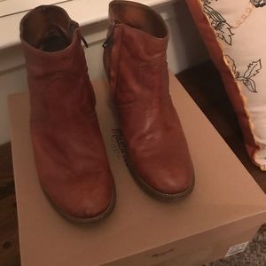 Brown Madewell Heeled Booties